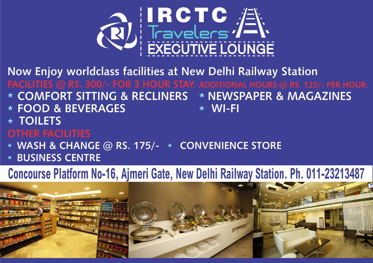 IRCTC to pay compensation to man for Poor Lounge facilities at New Delhi Station