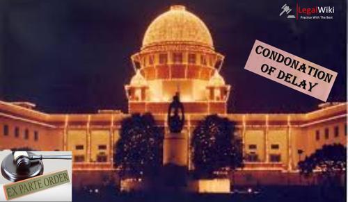 Delay Condonation Not Required for Setting Aside Ex-Parte Decree