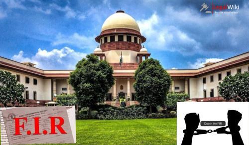 SC to Decide on Partial Quashing of FIR Based on Compromise