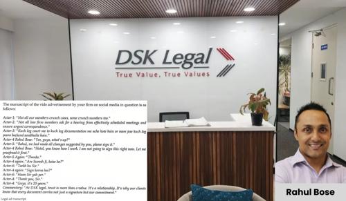BCI Issues Notice to DSK Legal for Violating Legal Advertising Rules