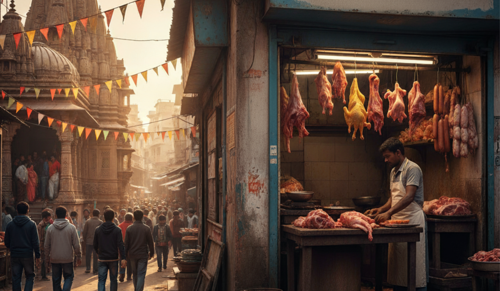 Rajasthan HC Upholds Cancellation of Meat Shop Licenses Near Temple, Rejects Claim of ‘Private’ Ownership