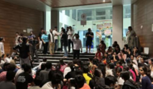 MNLU Mumbai Students Protest Over Fire Hazards, Poor Hostel Conditions