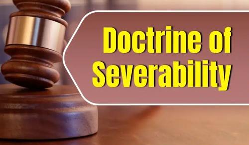 What is the Doctrine of Severability?