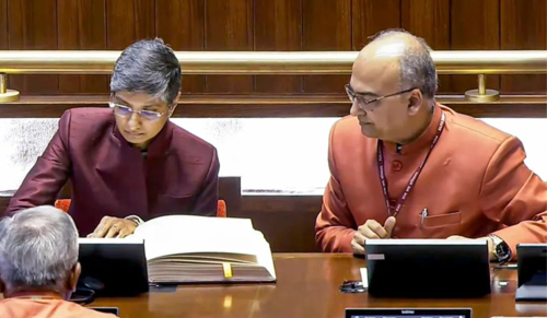 From Bar to Benches: Senior Advocate Menaka Guruswamy Takes Oath as Rajya Sabha MP