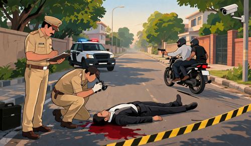 UP Lawyer Shot Dead During Morning Walk, CCTV Captures Incident